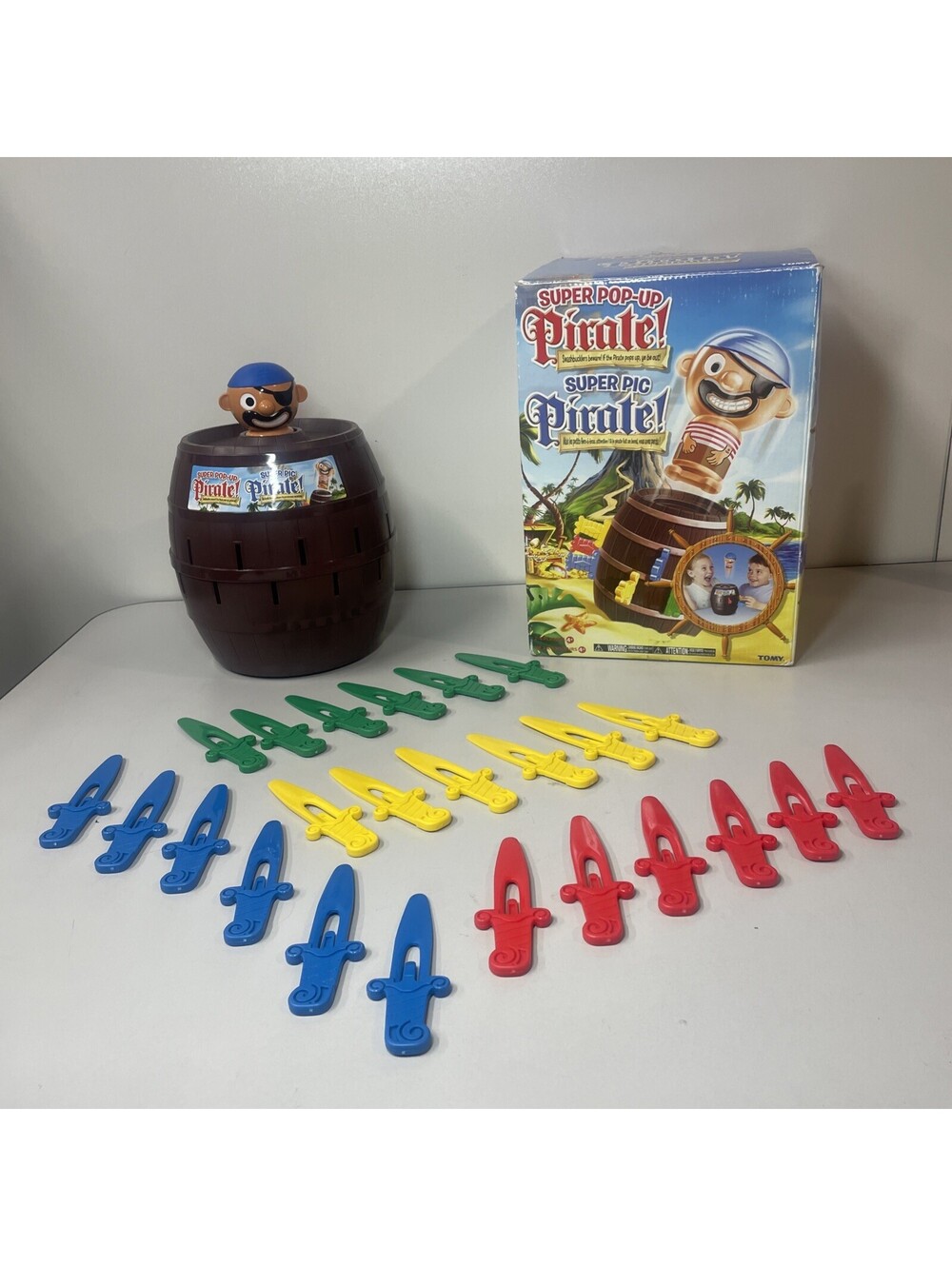 Tomy Super Pop-up Pirate! - Super Pic Pirate! Game Excellent Complete RARE